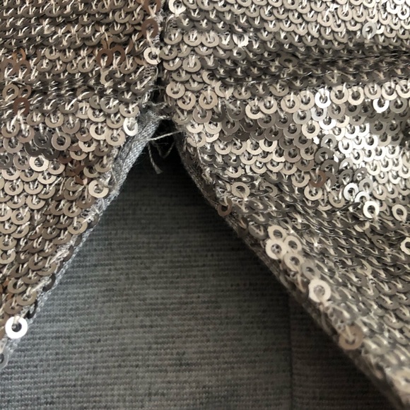 NWT: HARLYN Plunge Neck Sequins Racerback Dress - Picture 11 of 11